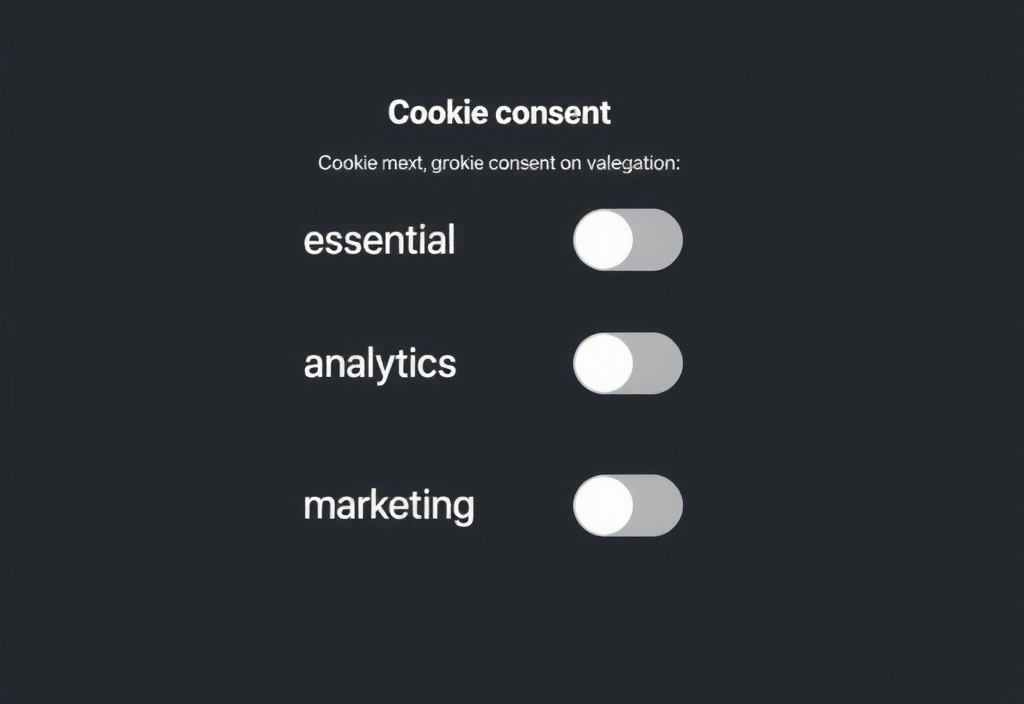 Interfață de gestionare a preferințelor de cookie-uri